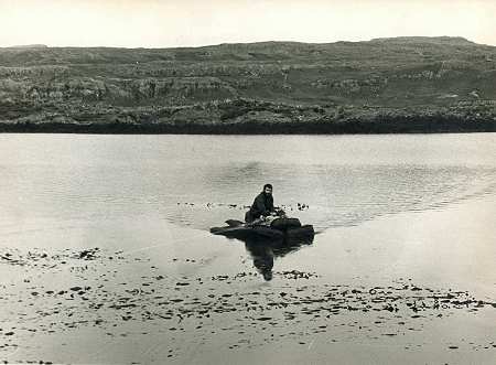 Traversée du bras de mer - Photo Bernard Lamy