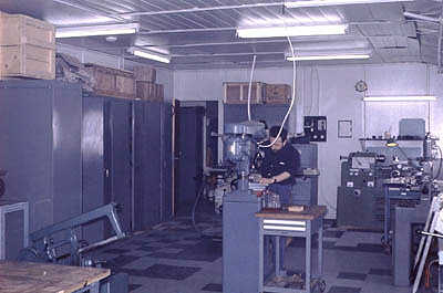 Gérard Maille dans son atelier